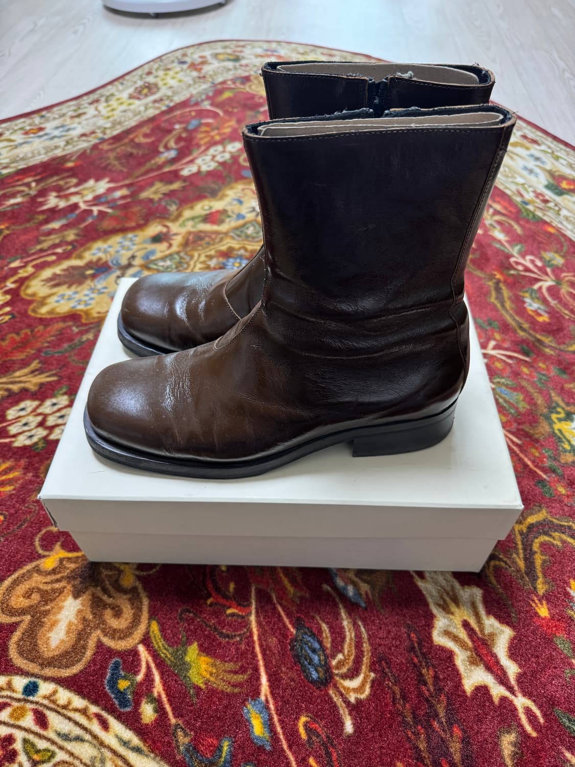 아워레가시 카미온 올리브 레더 43사이즈 상품이미지4