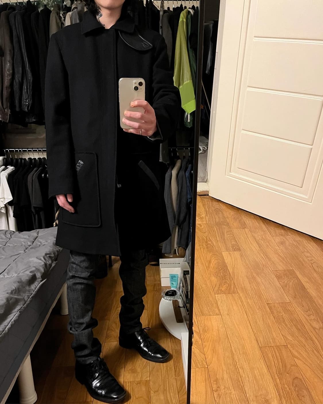 armani exchange hi-neck coat 상품이미지2