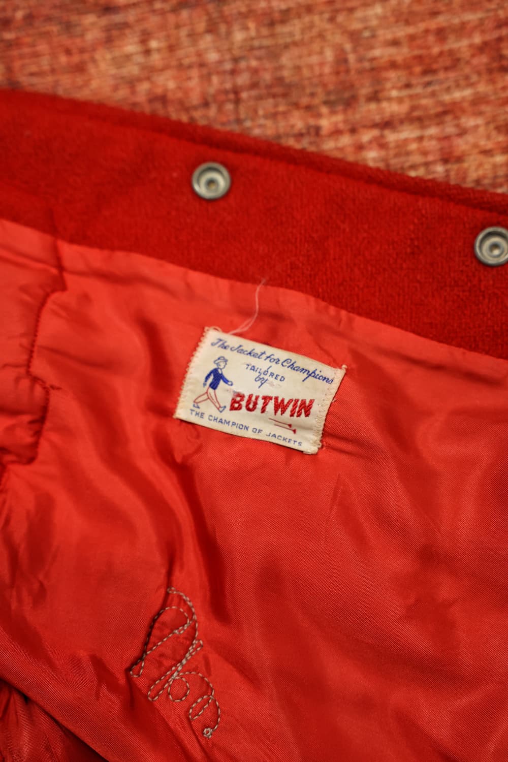 60s 빈티지 버트윈 바시티자켓 판매 상품이미지8