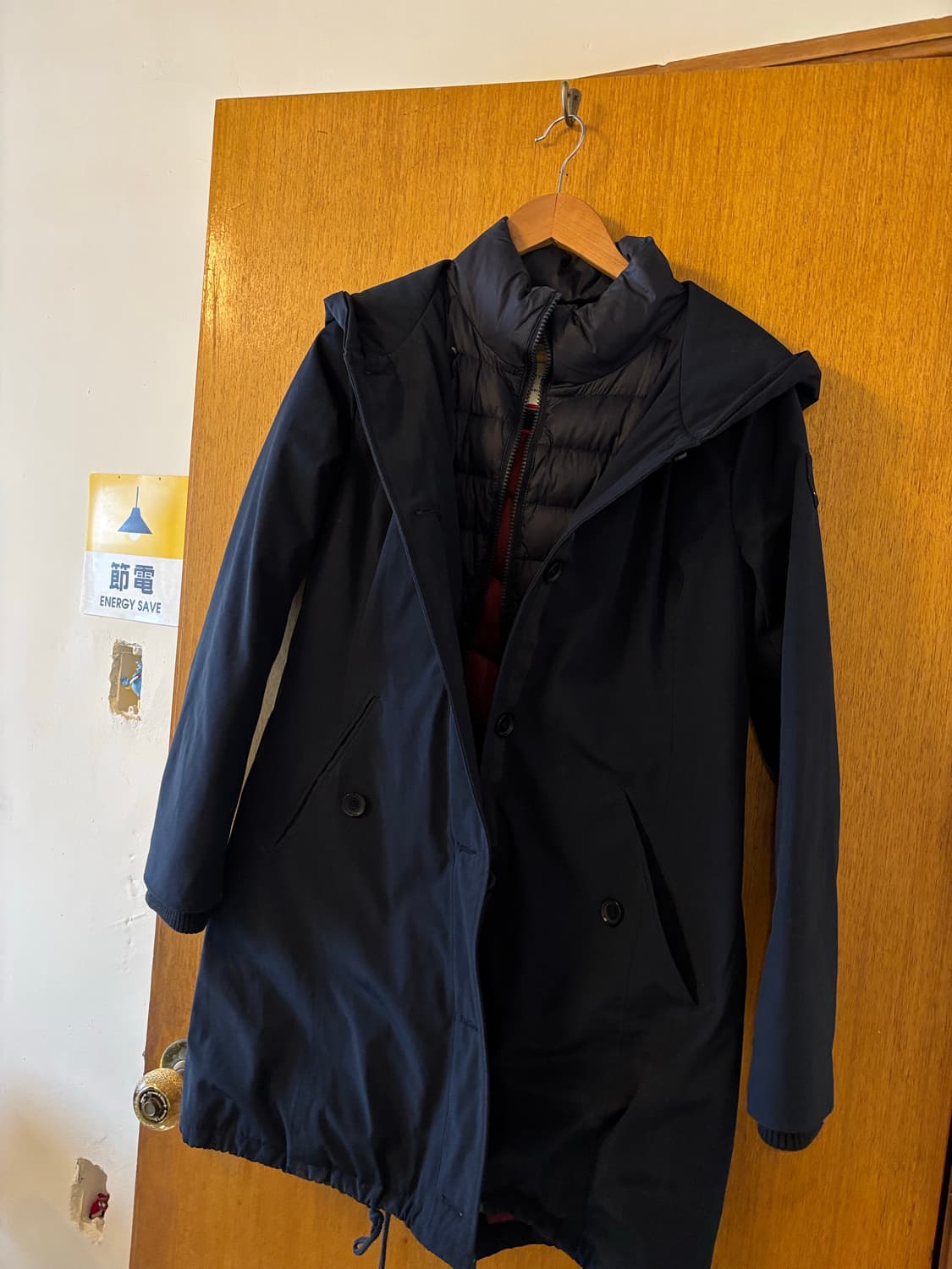 타미힐피거 네이비 여자 야상 점퍼 상품이미지2