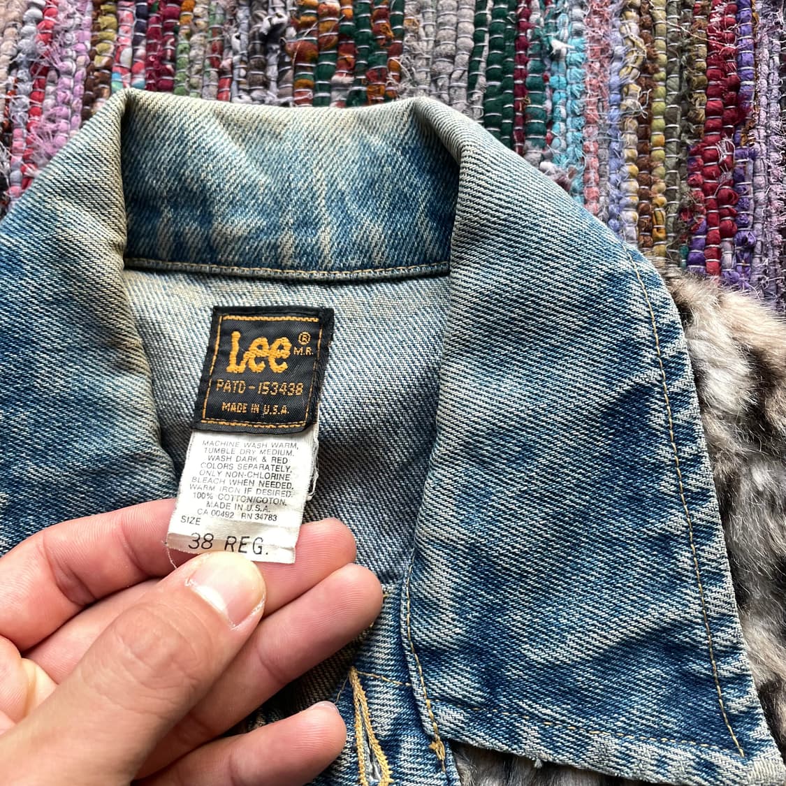 리 데님 재킷 상품이미지3