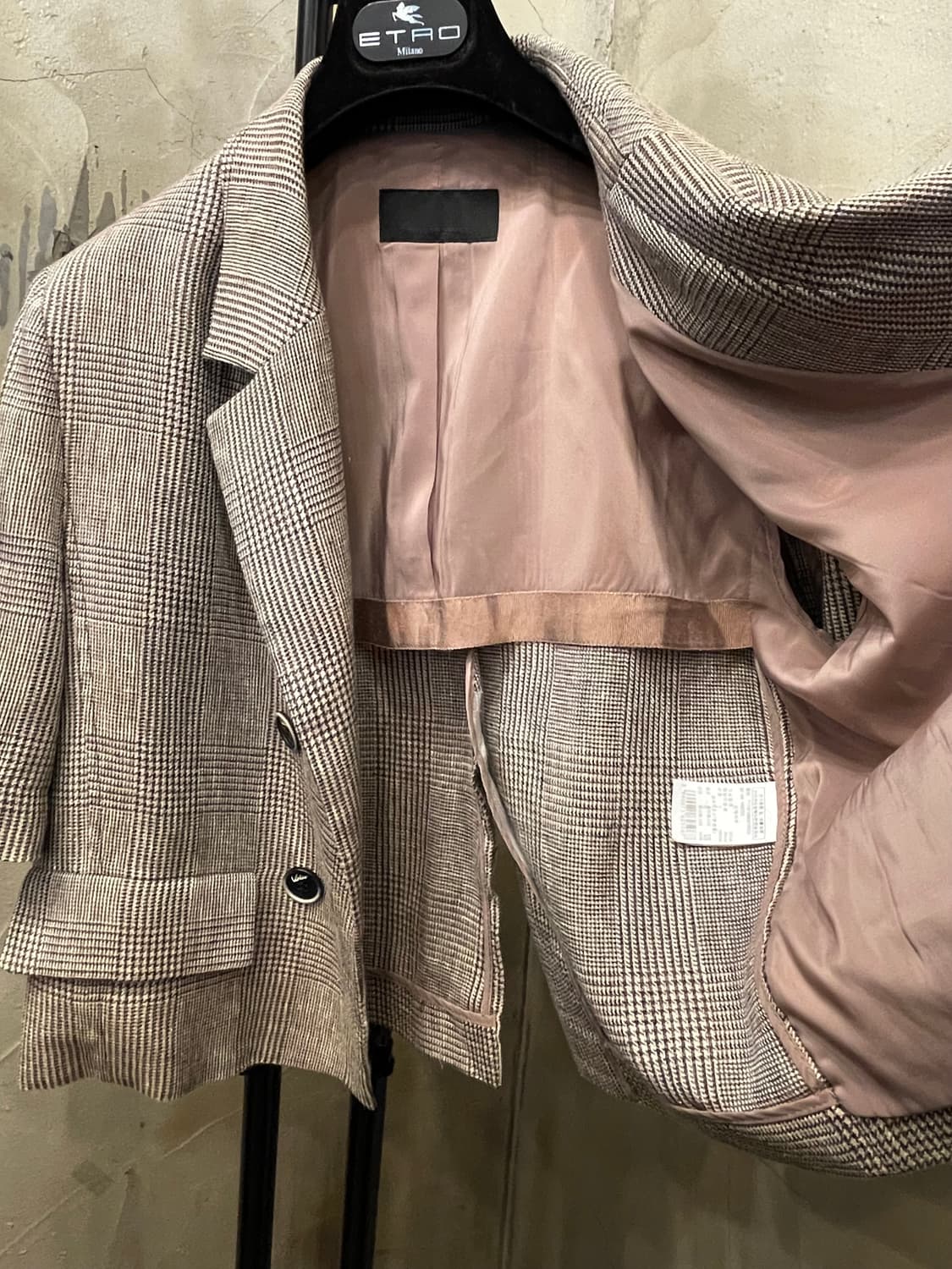 신세계 인터내셔날 보브 21년산 헤링본 크롭 자켓 55~66 상품이미지7