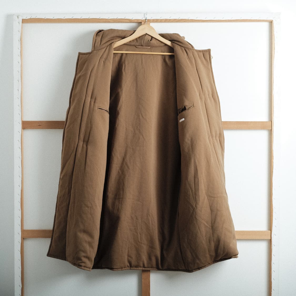 코모리 울 더플코트 베이지 2(100-105)사이즈 상품이미지9