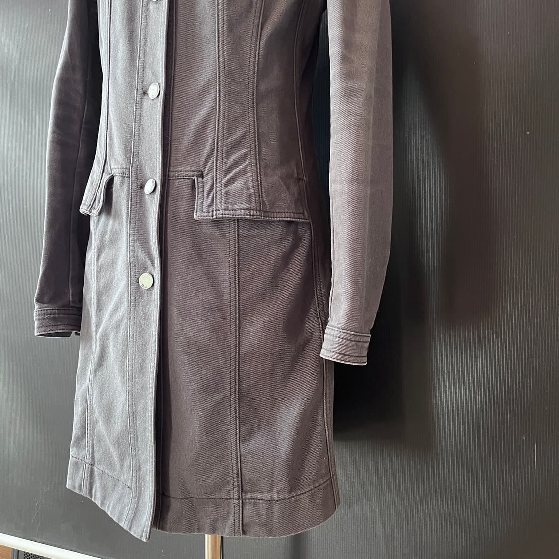 디올 06FW 존 갈리아노 부티크 데님 코트 Made in Italy 상품이미지6