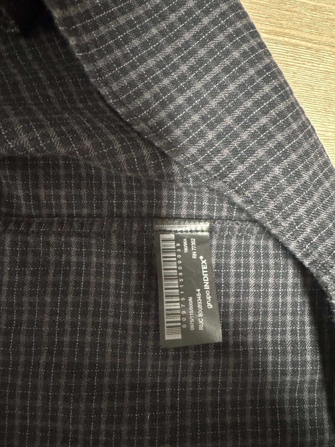 자라 체크셔츠 상품이미지3