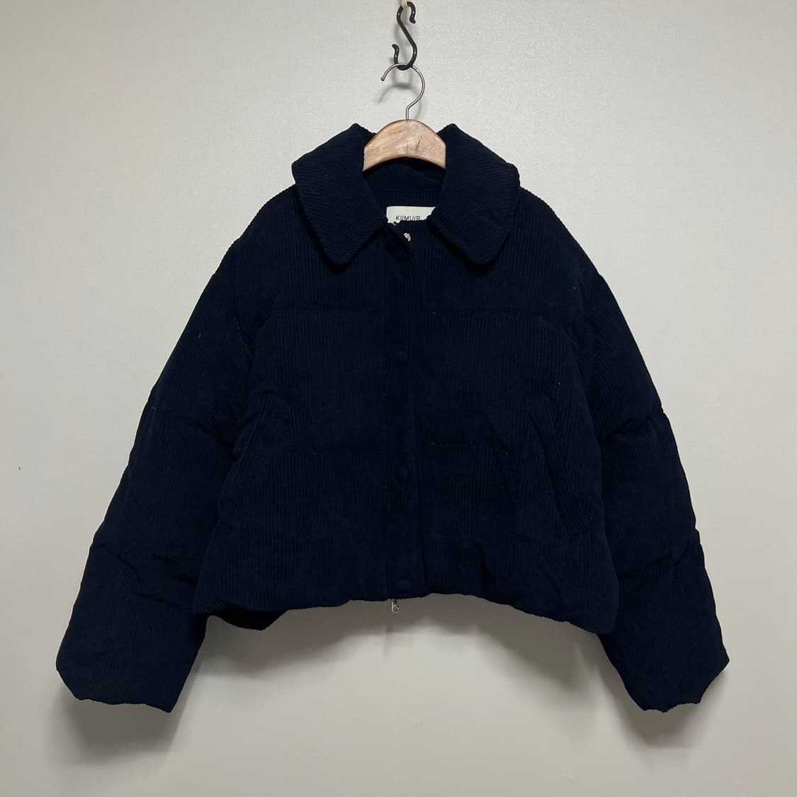 키뮤어 코튜로이 패딩 진네이비 m 상품이미지1