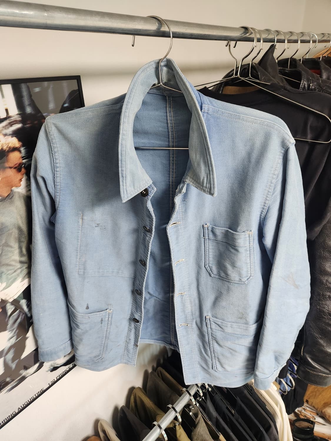 60s French Moleskin Work Jacket 상품이미지1