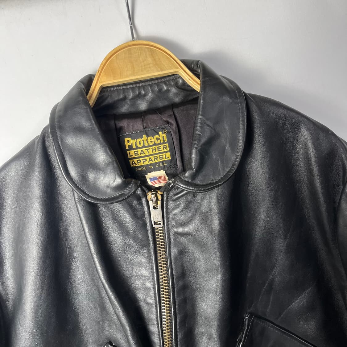 [U.S.A Protech] 프로텍레더 A-2 레더자켓 상품이미지2