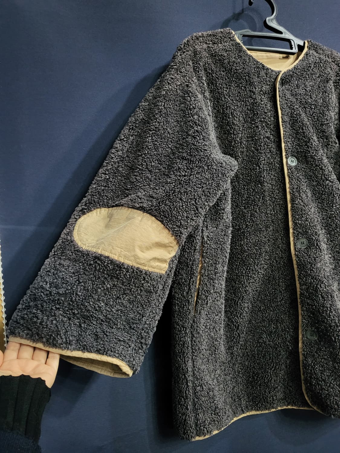 베이지 보글이 자켓 상품이미지2