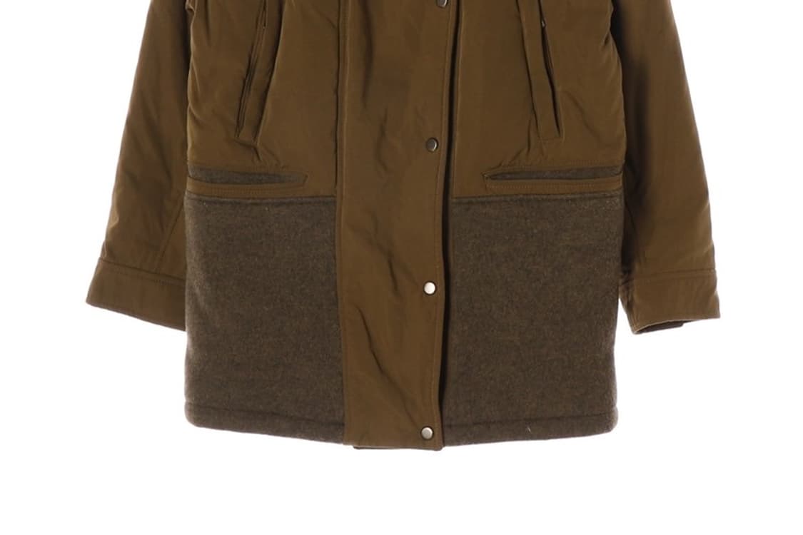 시슬리 라쿤퍼 덕다운 패딩 야상 상품이미지5