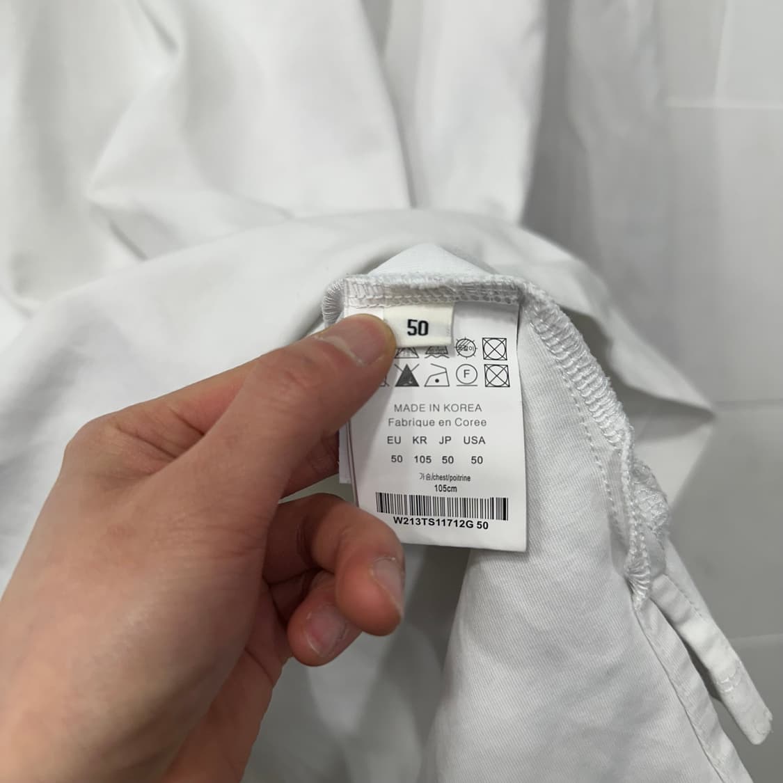 우영미 플라워 백 로고 롱슬리브 상품이미지4