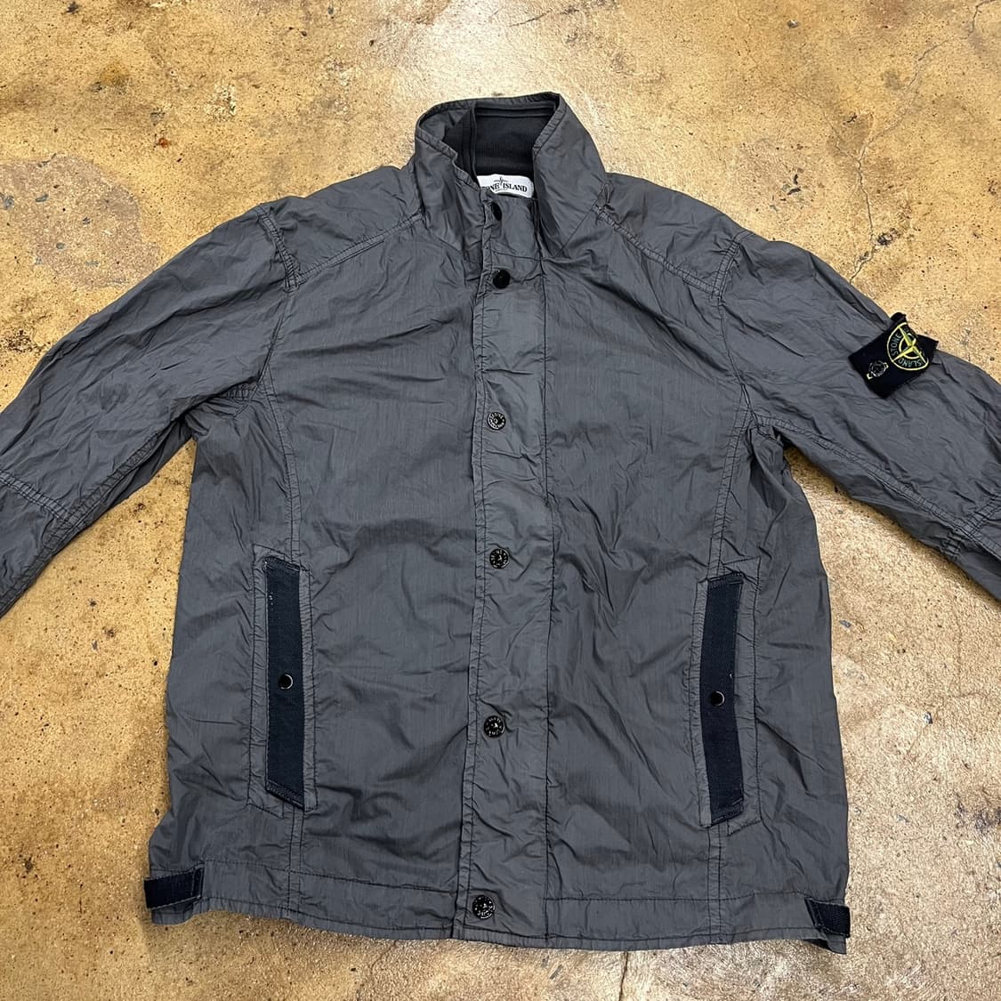 [정품/95] 스톤아일랜드 와펜 자켓 그레이 b8 상품이미지3