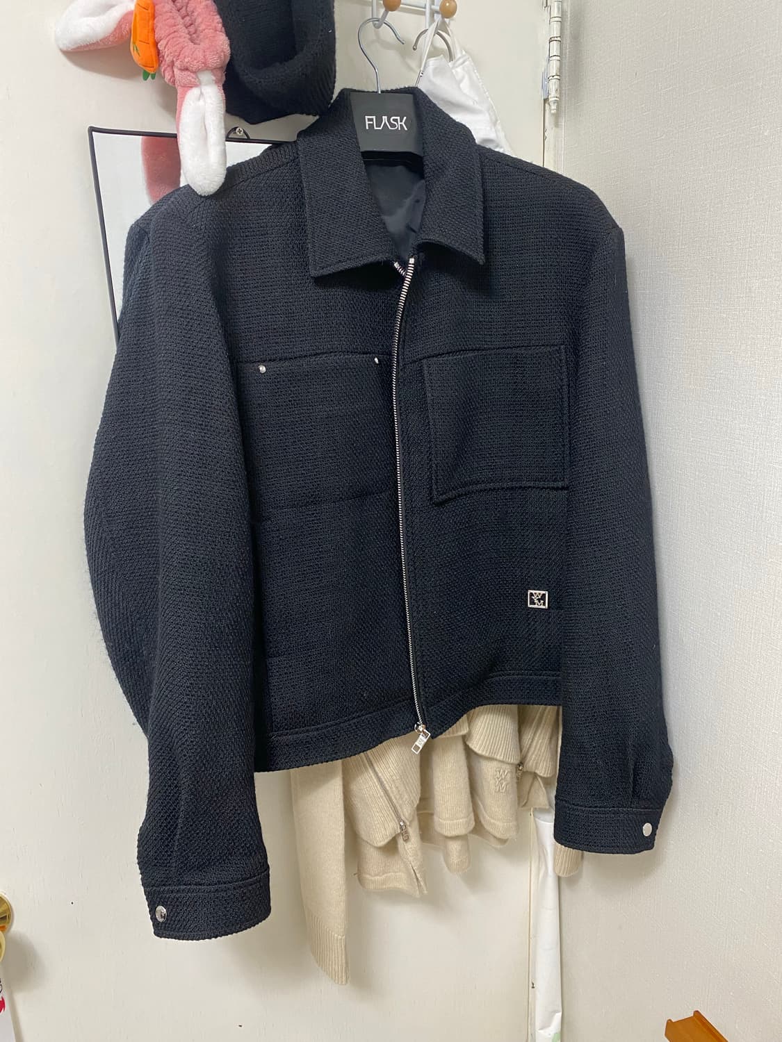 우영미 25ss 트위드 집업 자켓 52 상품이미지1