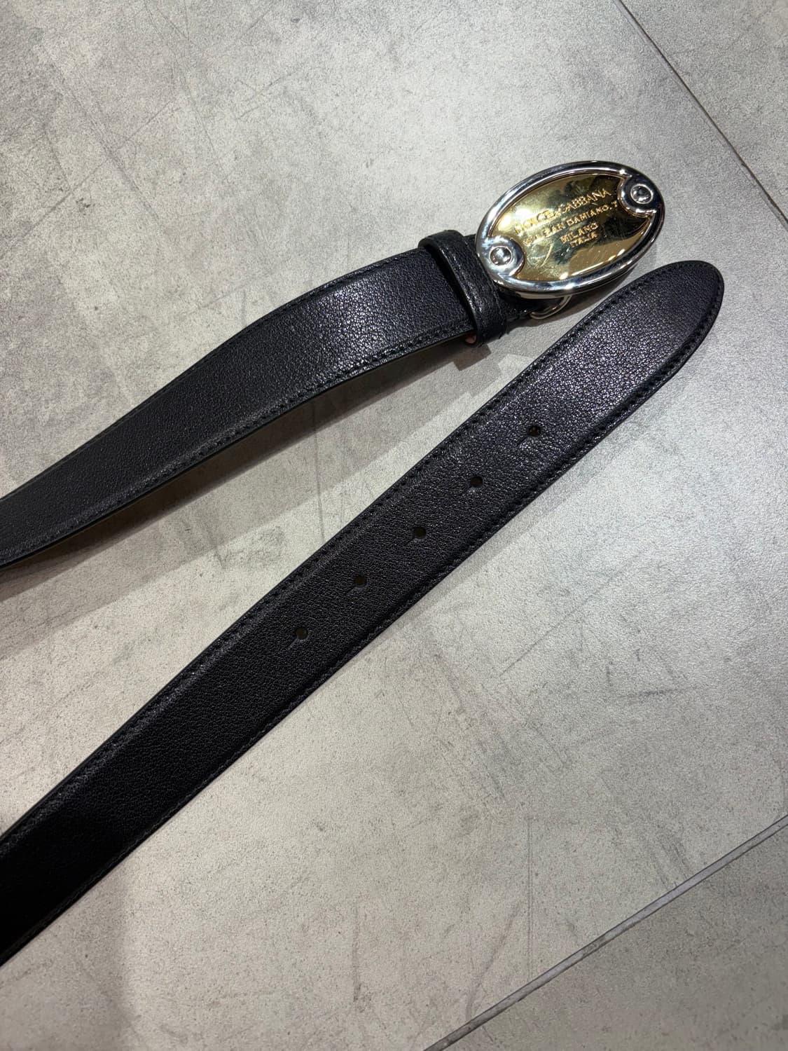 돌체앤가바나 풀박스 레더 벨트 상품이미지4
