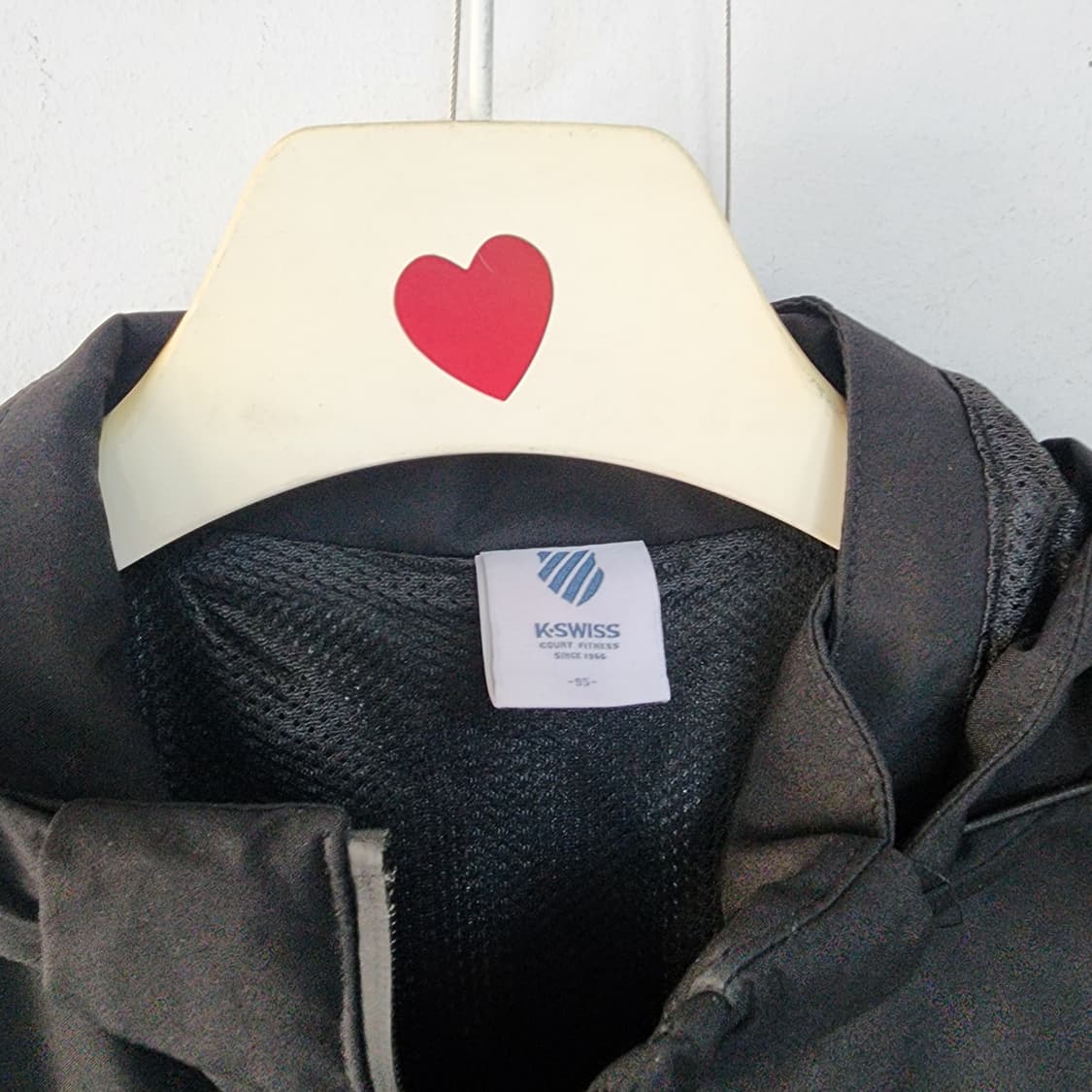 k스위스 블랙 후드 바람막이 점퍼 상품이미지4