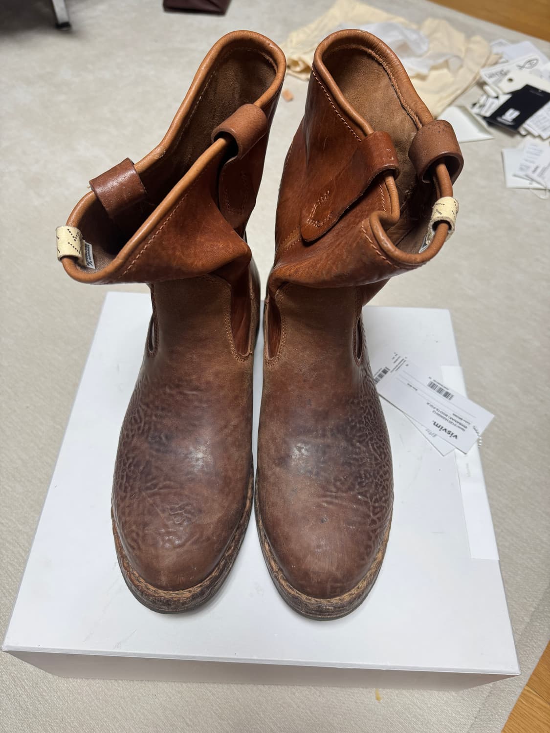 (Us10) 비즈빔 25ss 와바나키 부츠 브라운 상품이미지4