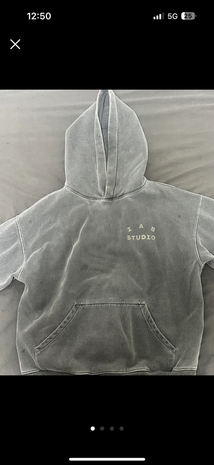 아이앱 스튜디오 피그먼트 후드티 M  상품이미지2