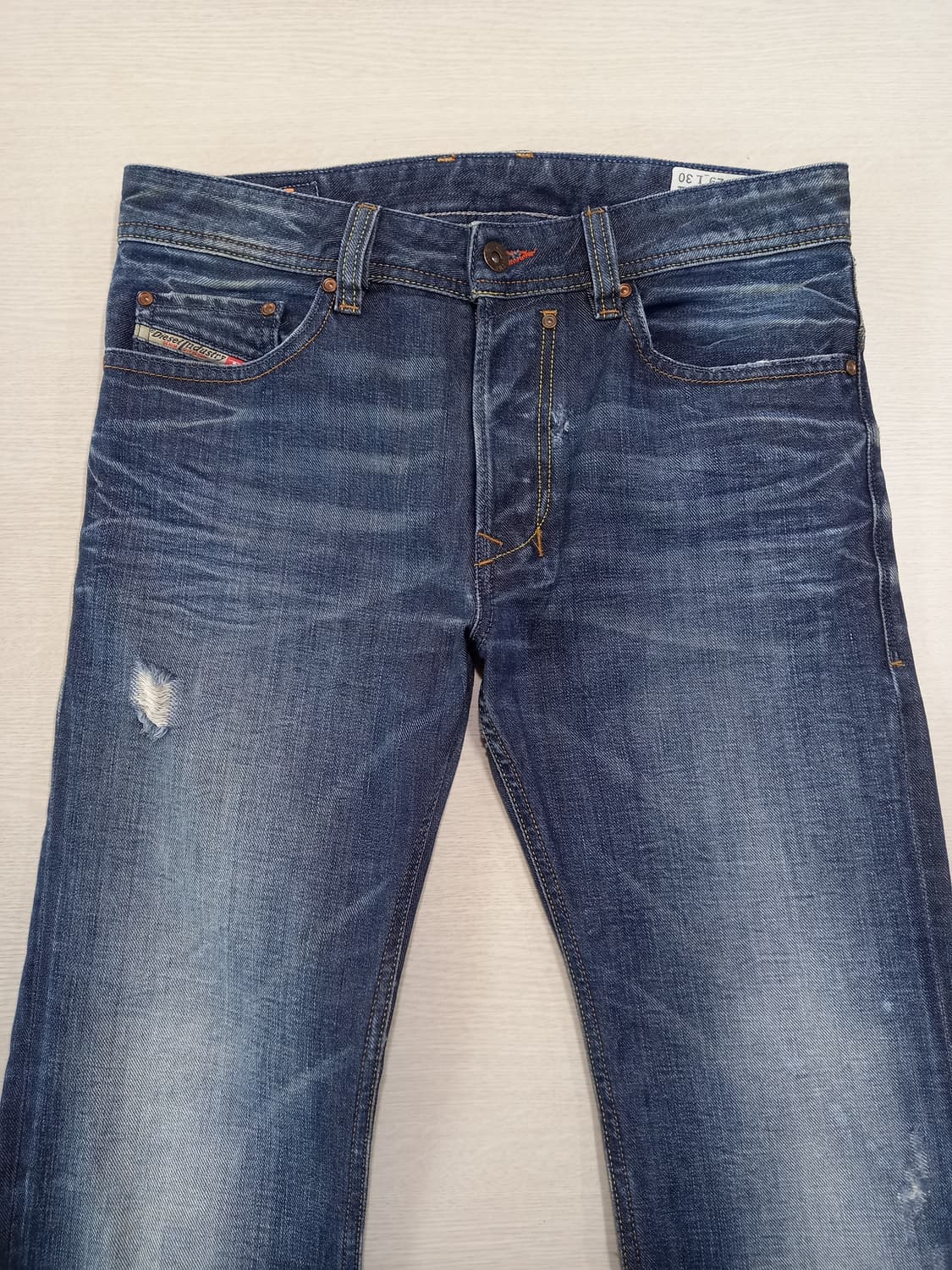 29 DIESEL SAFADO 골반 데미지워싱 일자진 29-548 상품이미지3