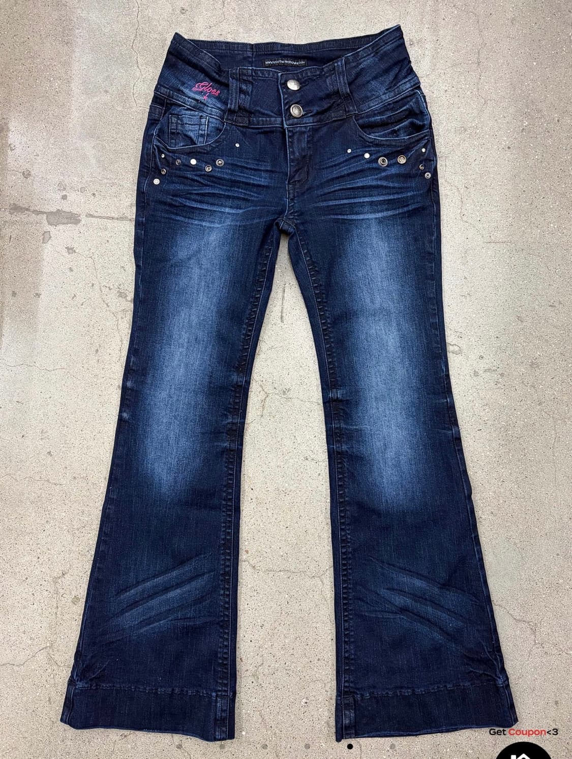 스컬프터 DIY 부츠컷 데님 인디고 상품이미지4