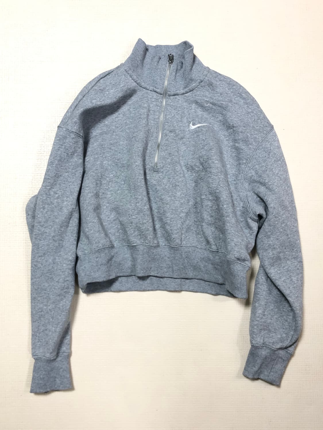 빈티지 나이키 그레이 크롭 집업 상품이미지5