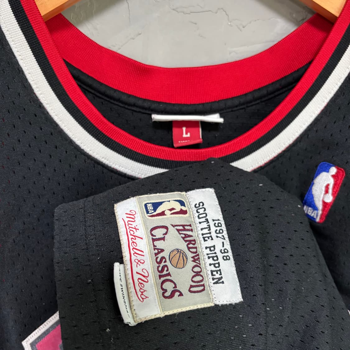 미첼엔네스 NBA 시카고 불스 피펜 스윙맨 져지 반팔 상품이미지3