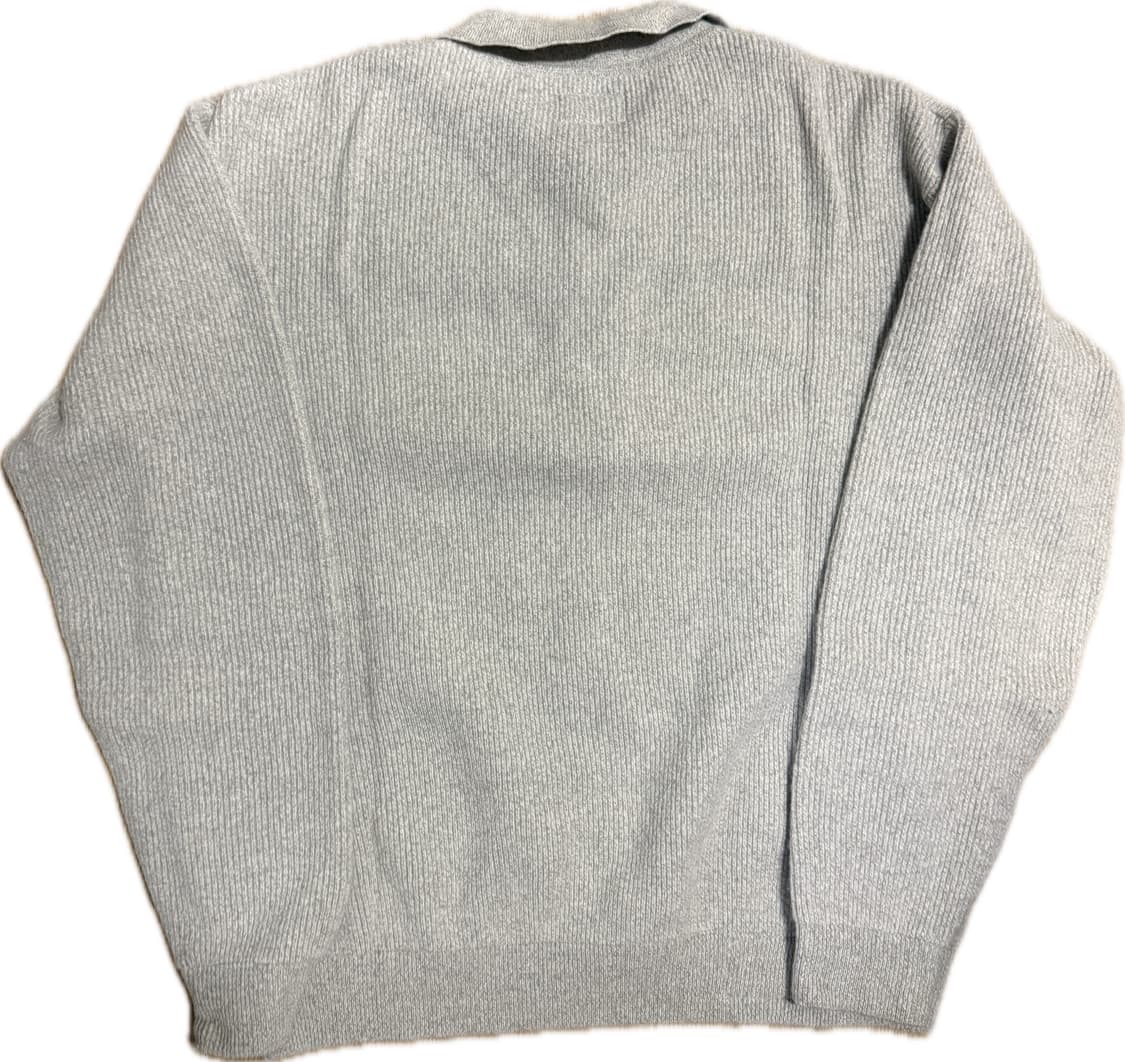 러프사이드 카라 니트 멜란지그레이 상품이미지4