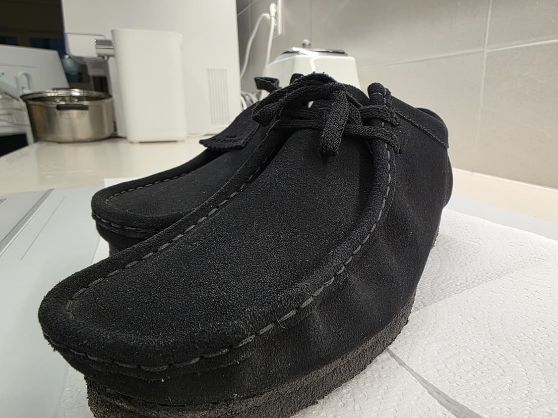 클락스 왈라비 블랙 스웨이드 265-270 상품이미지1