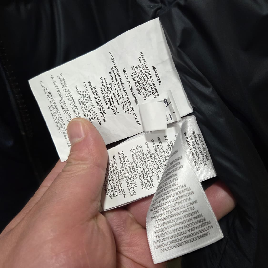 폴로 랄프로렌 패치워크 패딩 상품이미지8