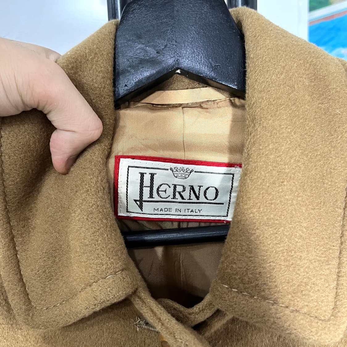 에르노 라운드카라 맥시 울 코트 상품이미지10