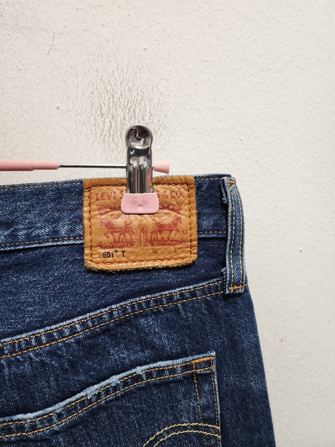 리바이스 501 데미지 청바지 상품이미지3