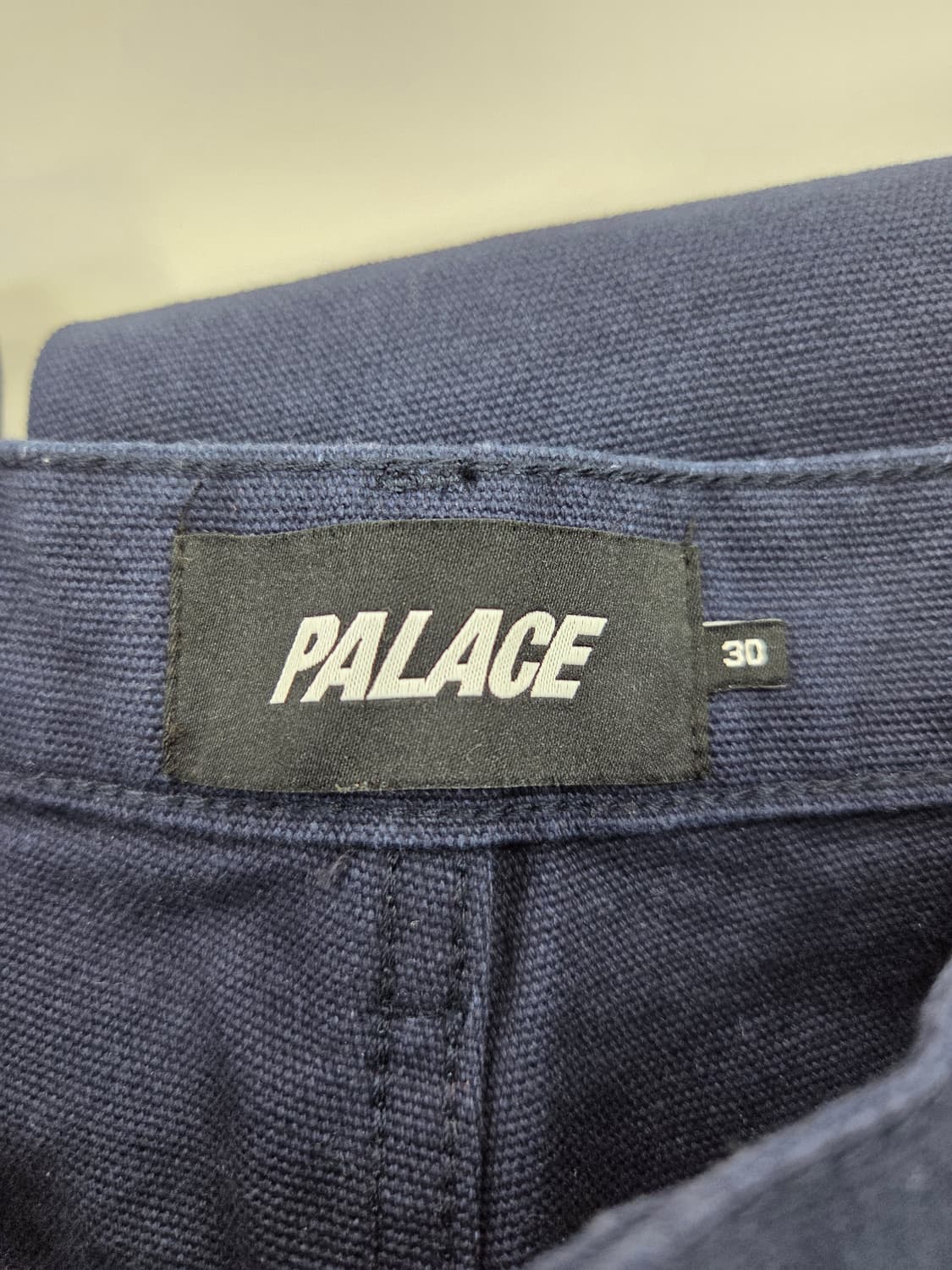 30 팔라스 24SS 헤비 캔버스 워크 팬츠 네이비 상품이미지8