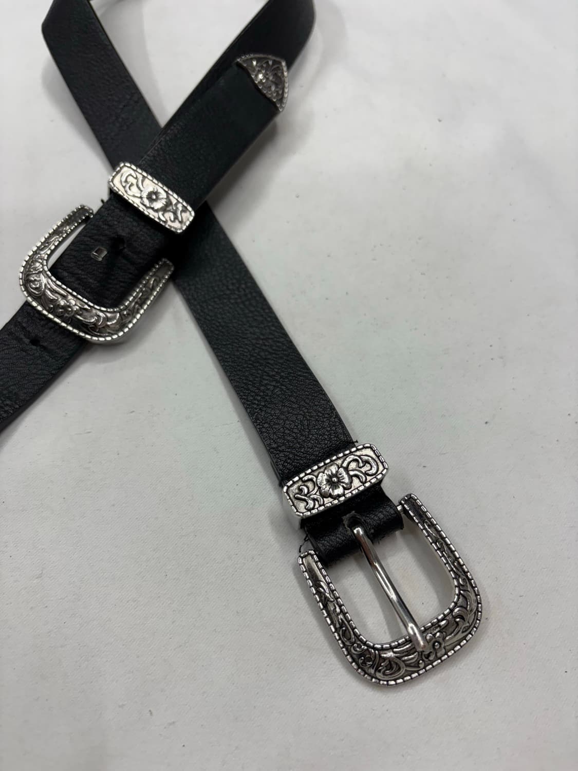 빈티지 웨스턴 버클 벨트 상품이미지4