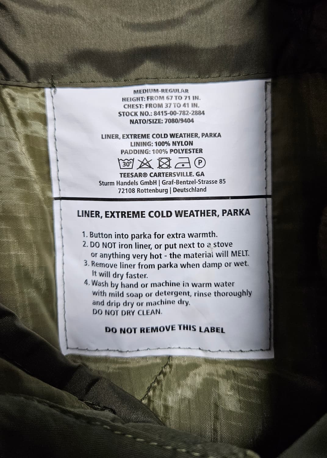 [M사이즈] 밀텍 M65 야상 상품이미지2