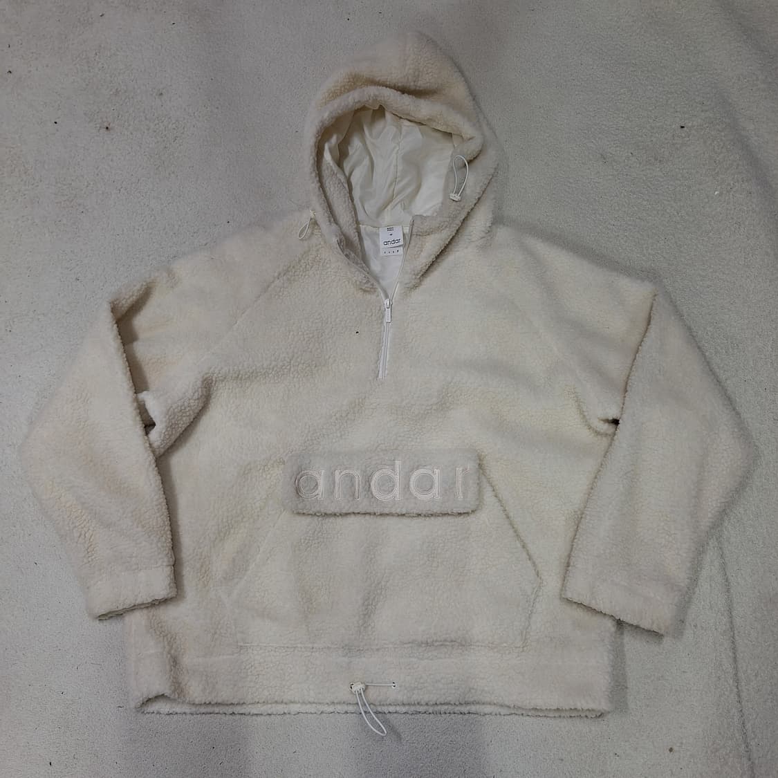 안다르  뽀글이후드집업F 상품이미지1