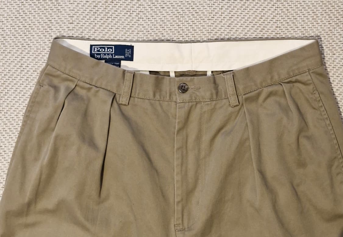 폴로 랄프로렌 앤드류 투 턱 치노 팬츠 32 상품이미지1