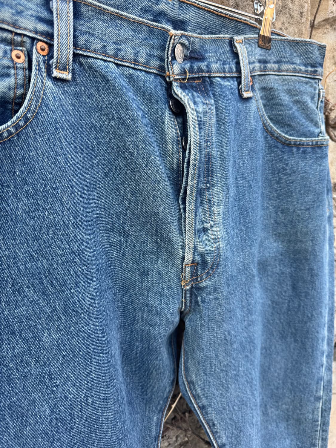 리바이스 빈티지 501 워싱 데님 팬츠 36/32 상품이미지4