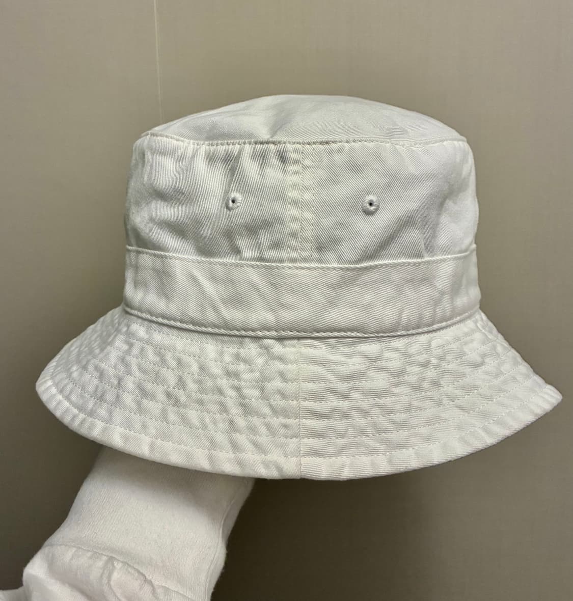(S~M)POLO 폴로랄프로렌 화이트 버킷햇 벙거지모자 폴로모자 상품이미지2