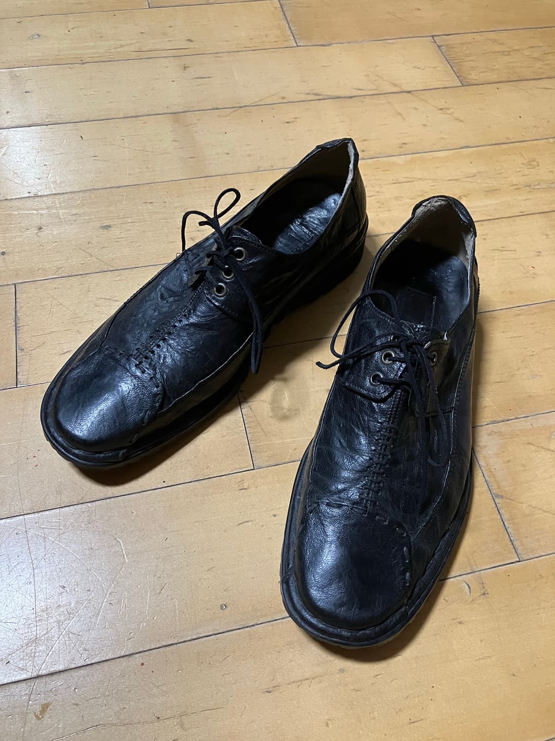 Japanese 90s 아티저널 리얼스킨 더비 슈즈 260 상품이미지3