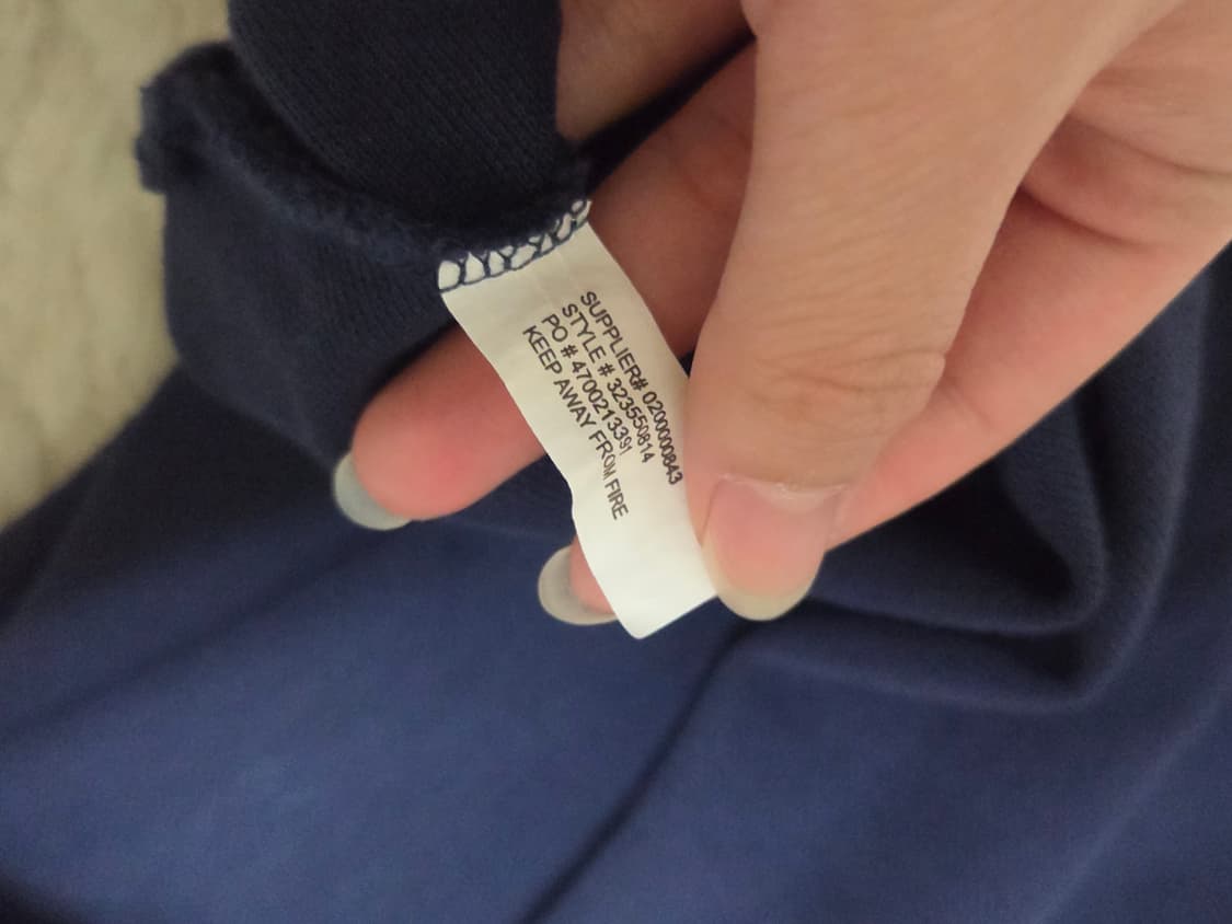 레드빅포니 네이비 카라반팔티 M(10~12) 상품이미지3