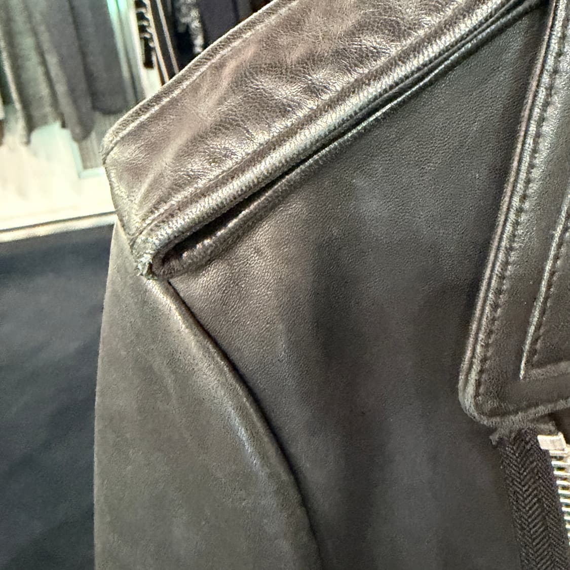 [L] 빈티지 양가죽100% 라이더자켓  상품이미지8