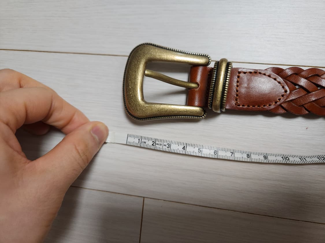 지오다노 웨스턴 레더 블랙 벨트  상품이미지4