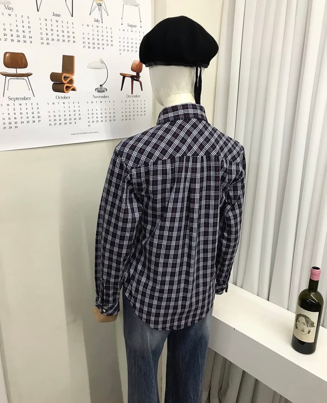 버버리 로고 체크 셔츠 상품이미지9