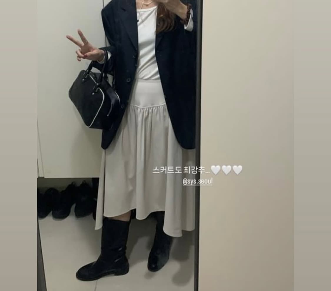 SYS UNBALLANCED SKIRT  상품이미지7