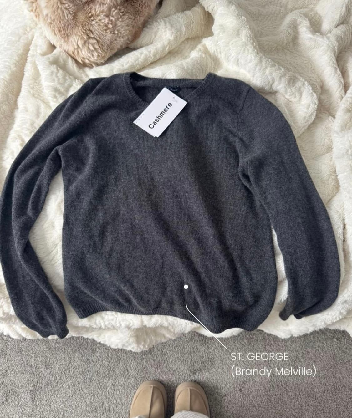 (새상품) 브랜디멜빌 세인트조지 캐시미어100 니트 상품이미지1