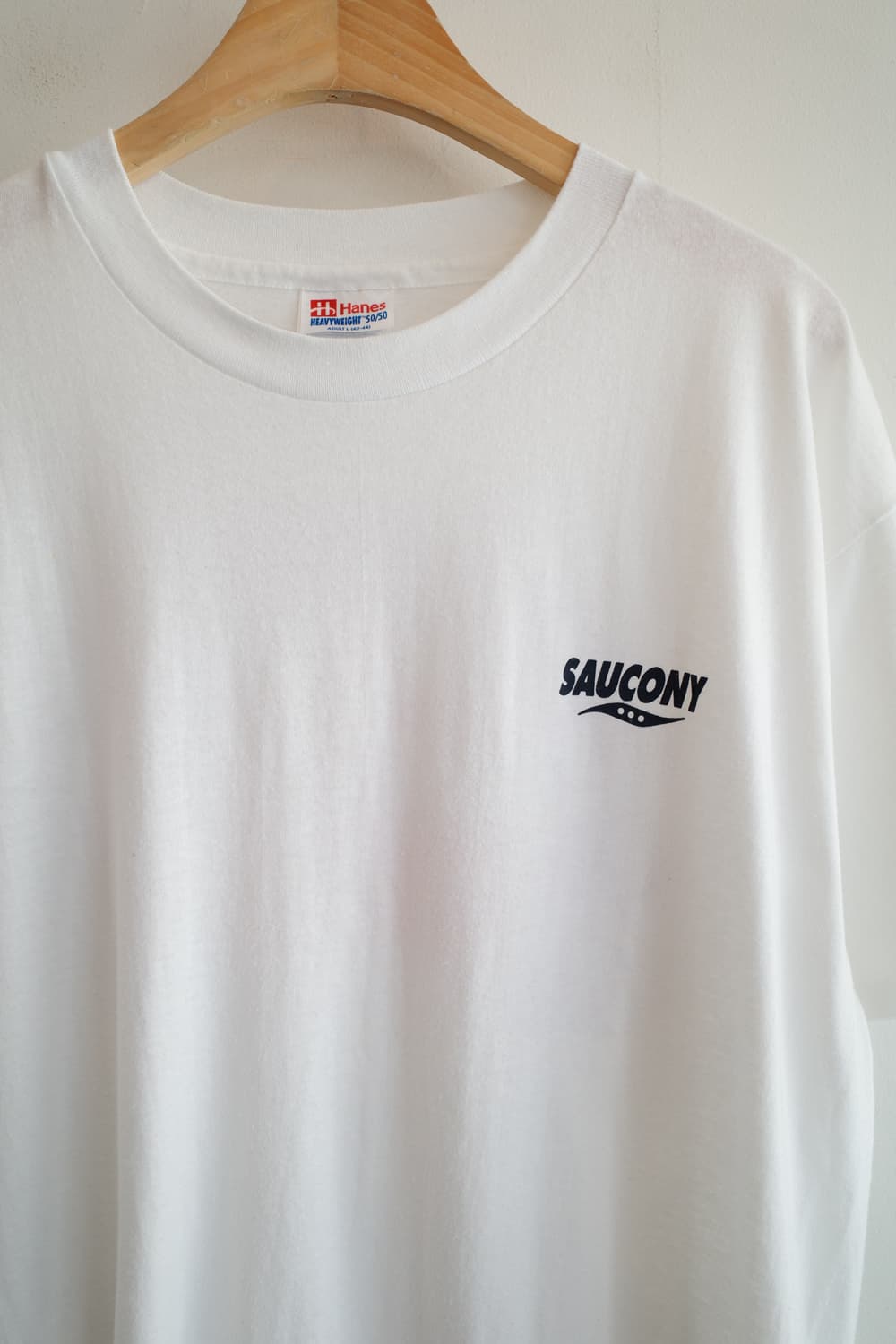 90s Hanes SAUCONY 써코니 프린팅 티셔츠 상품이미지2