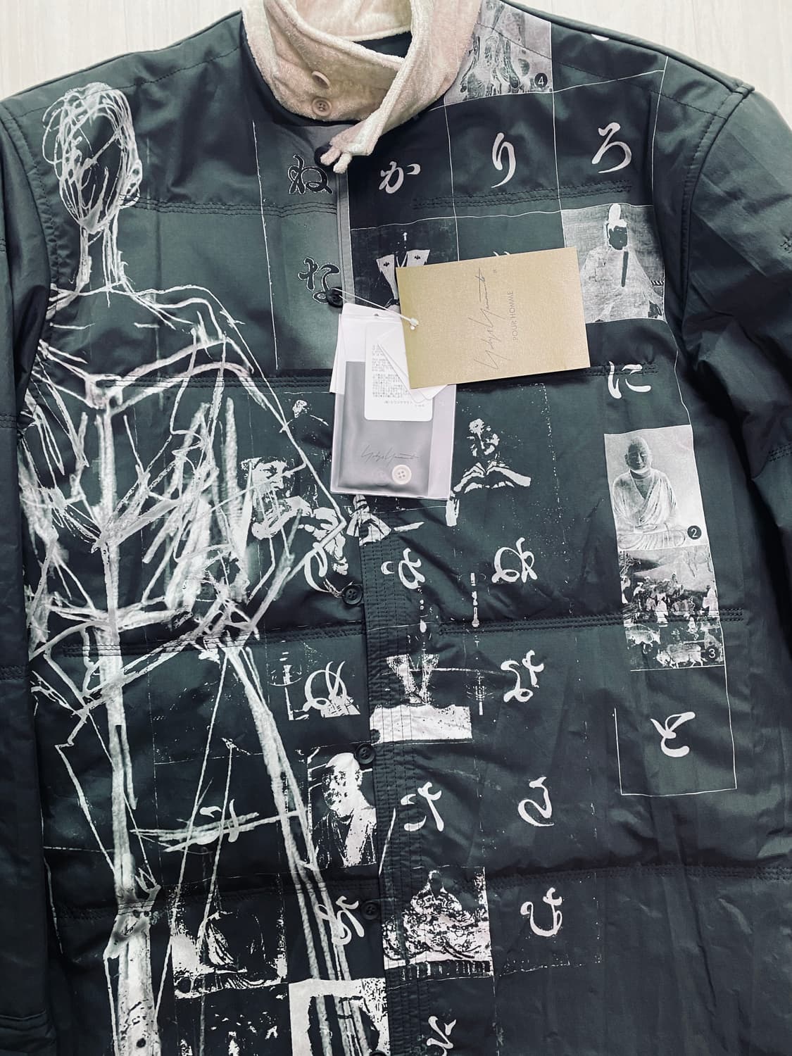 요지야마모토 뿌르옴므 25fw 패디드 셔츠 상품이미지3