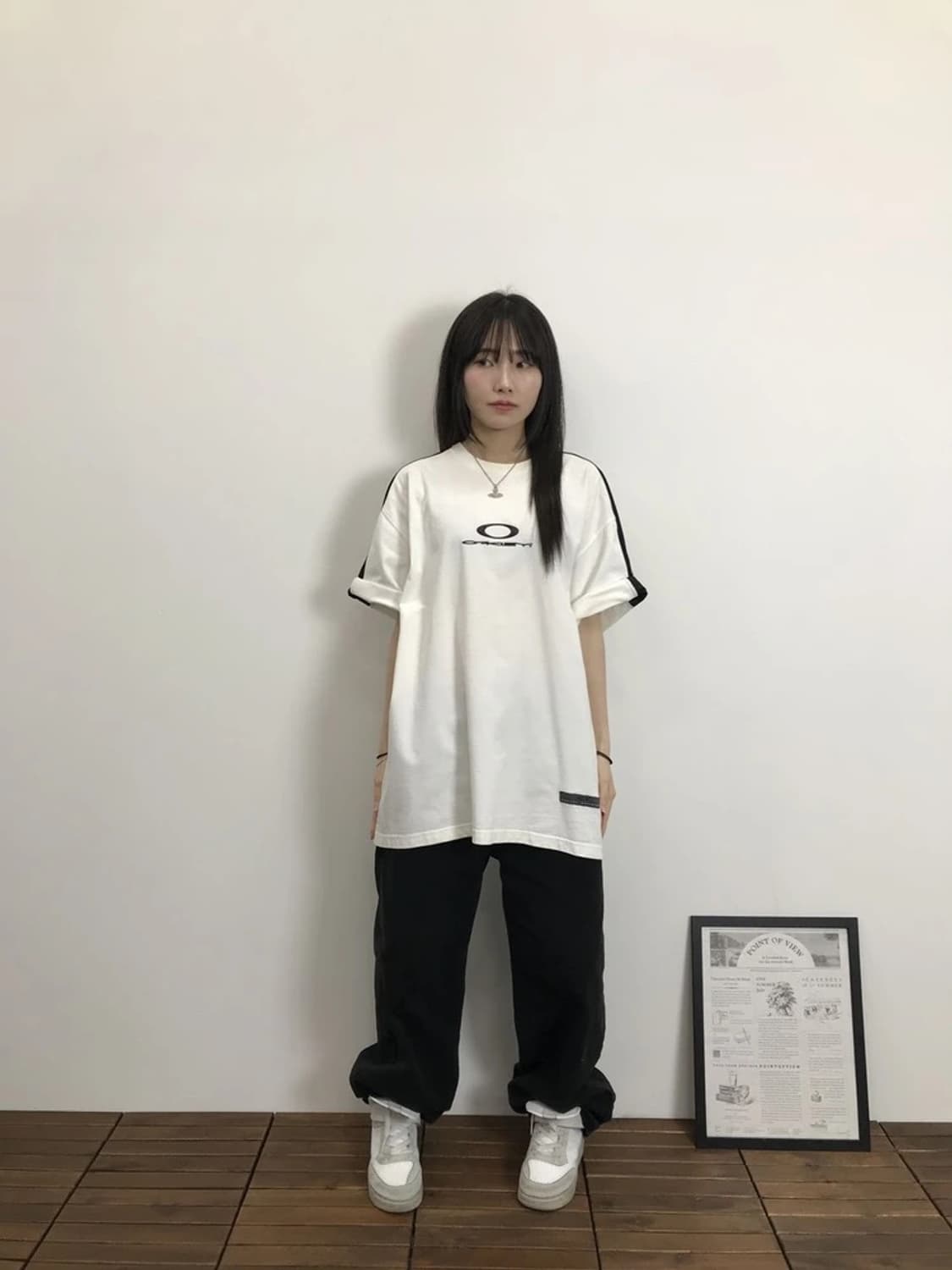 00's Oakley Software Logo Tee White 상품이미지3