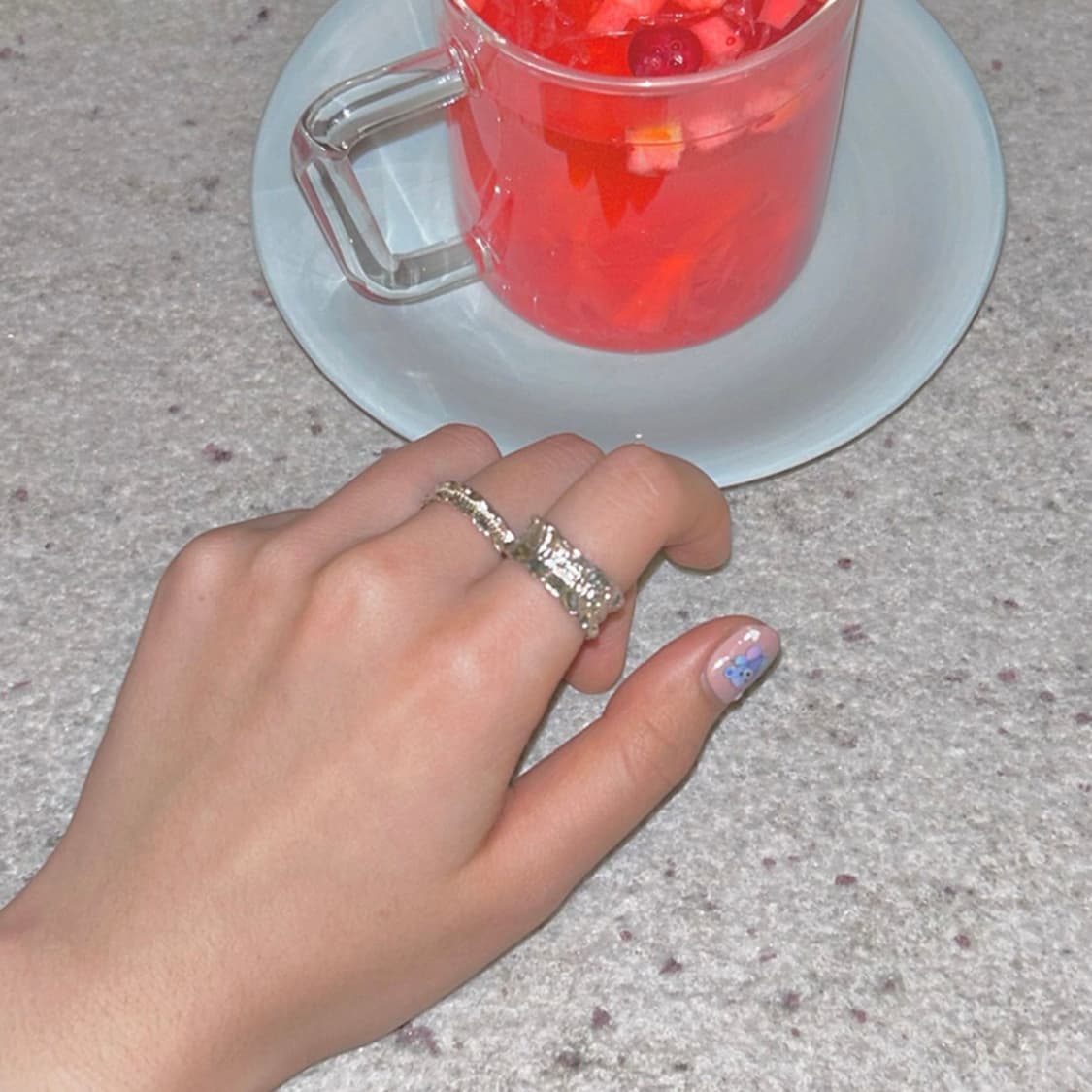 (Silver925)다니 레이스 링 12.5호 실버 반지 은반지 상품이미지3