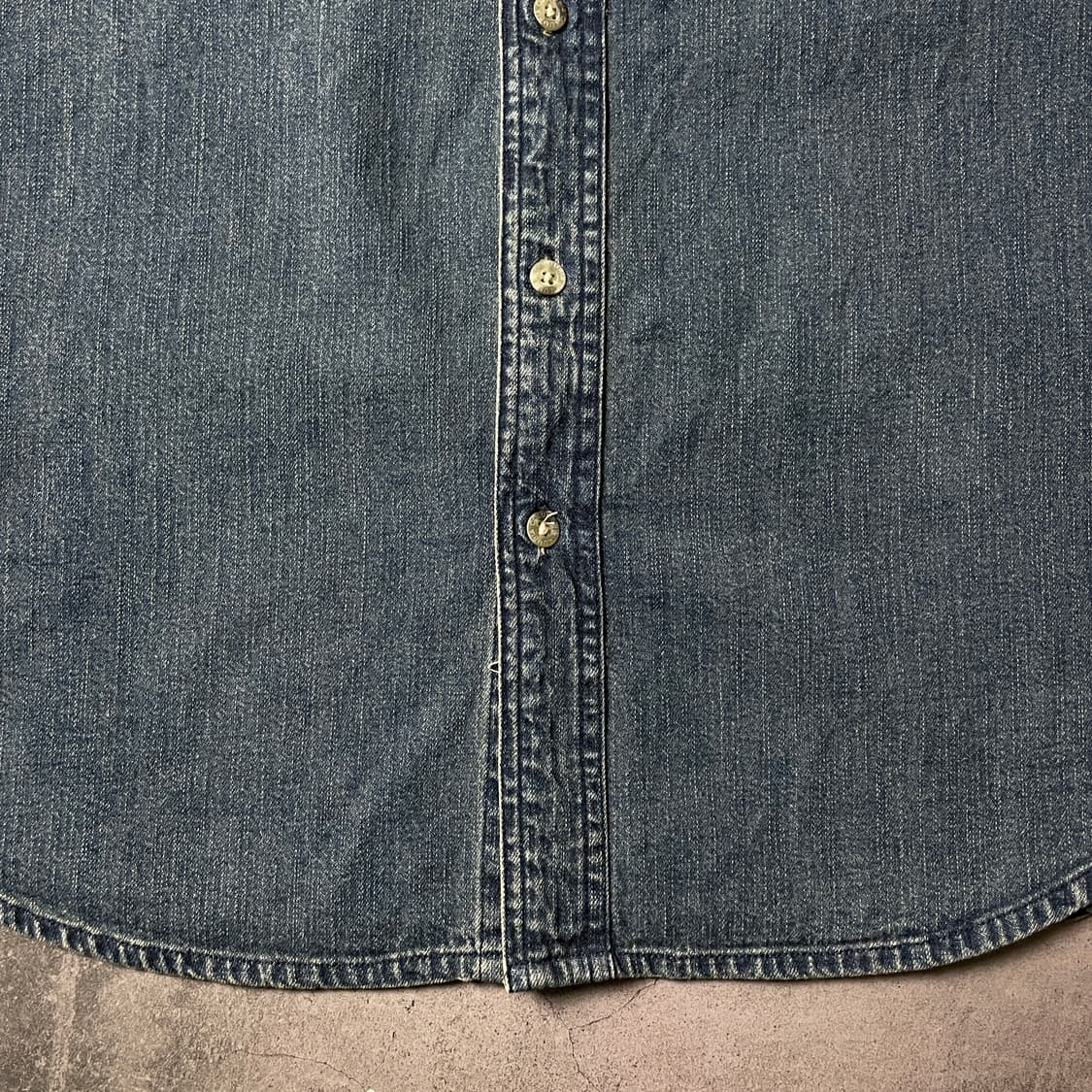 COLUMBIA 00s 컬럼비아 빈티지 코튼 데님 셔츠 A00608 상품이미지4