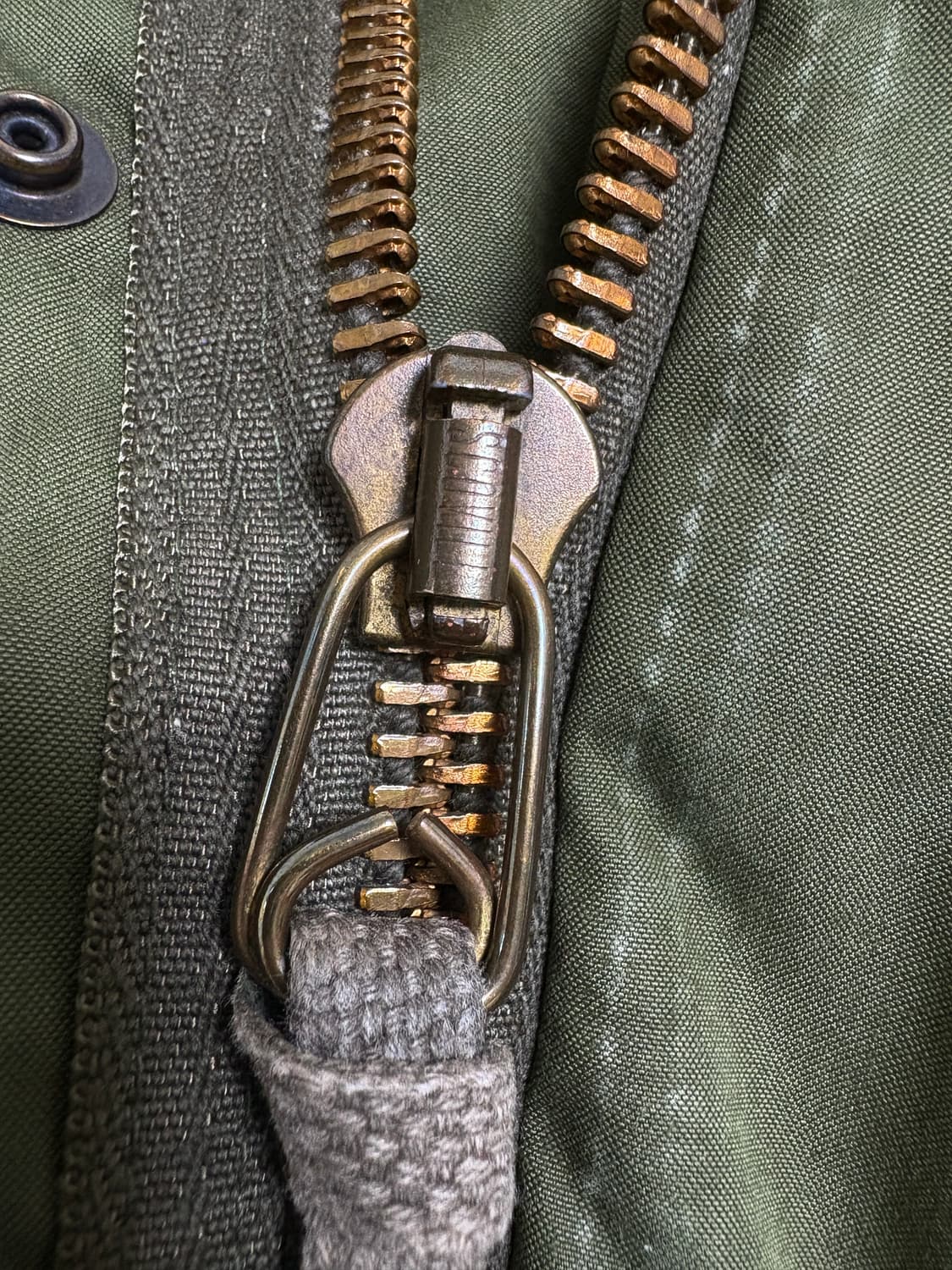 미군 오리지널 M65 야상 개파카 피쉬테일 자켓 XS 상품이미지4